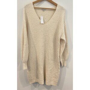 American Eagle Outfitters Cream Sweater